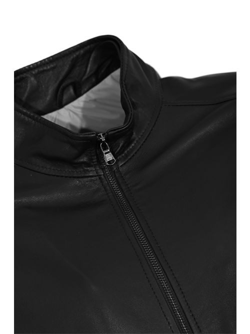 Bomber Dakota in pelle Nero BARBA NAPOLI | DAKOTA99